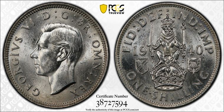 Cert 38727594 - Coin Image