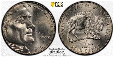 2005-P 5C Bison MS66
