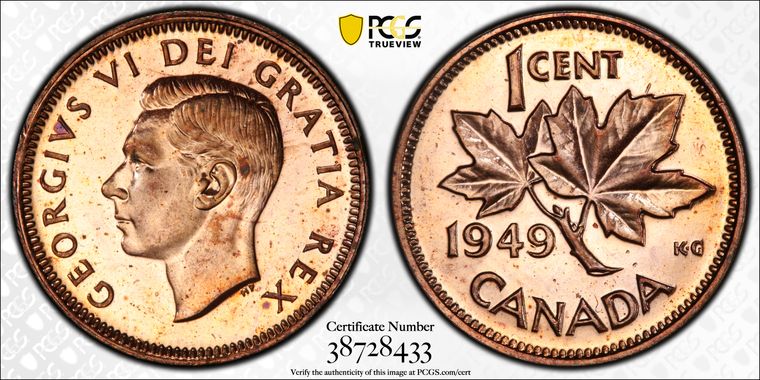 Cert 38728433 - Coin Image