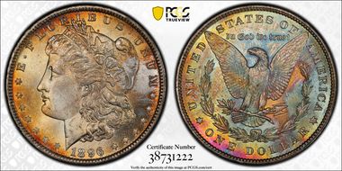 1896 $1 MS64