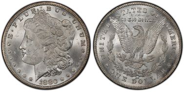 1880/79-CC $1 Reverse of 1878 MS64