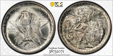 1936-D 50C Texas MS67