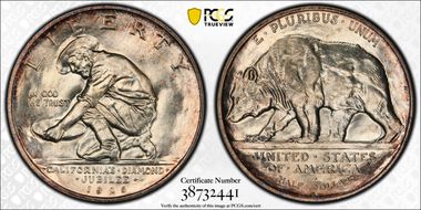 1925-S 50C California MS66