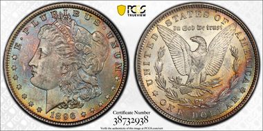 1896 $1 MS64