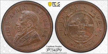 1898 1D KM-2 MS63BN