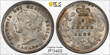 1889 5C MS62