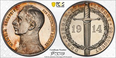 1914 Medal  Zetzmann-4020 Ag SP62