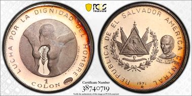 1971 Colon Independence 150th Ann. "La Fecundida" PR68DCAM
