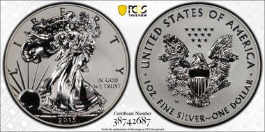 2013-W $1 Reverse Proof West Point Mint Set PR70