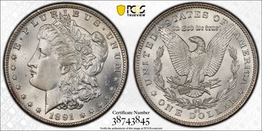 1891-CC $1 MS64
