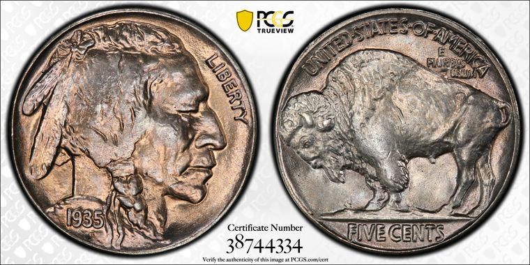 Cert 38744334 - Coin Image