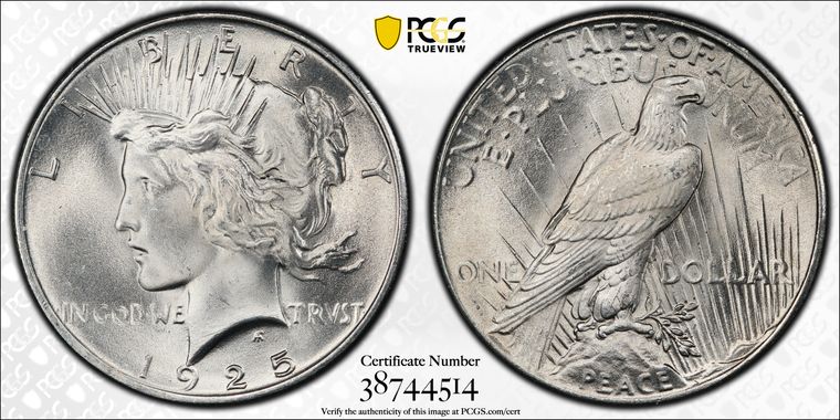 Cert 38744514 - Coin Image