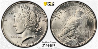 1925 $1 MS65