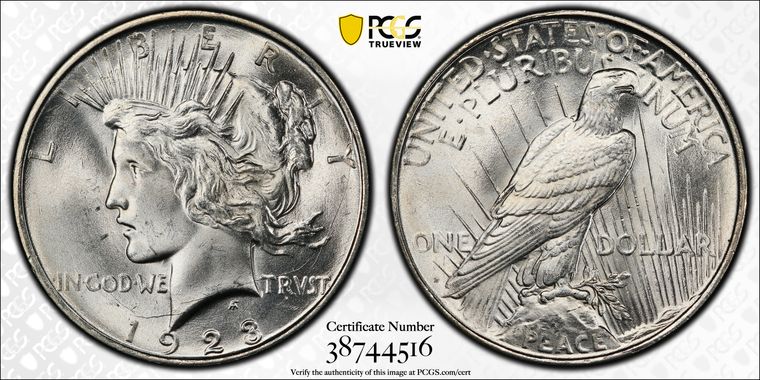 Cert 38744516 - Coin Image