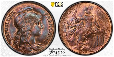 1903 10C Gad-277 F-136 MS66RB