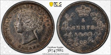 1888 5C ND 1st 8/8/3 3rd 8/8/8 N1