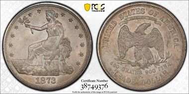 1873-CC T$1 Trade MS63
