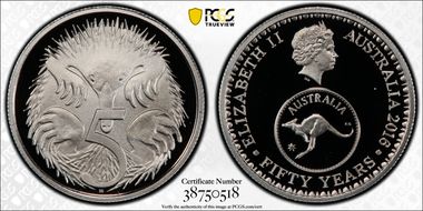 2016 5C 50 Yrs Decimal Currency PR69DCAM