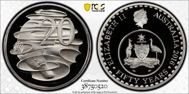 2016 20C 50 Yrs Decimal Currency PR70DCAM