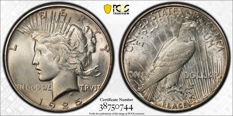 Cert 38750744 - Coin Image