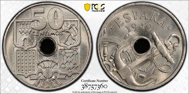 1949 50C (E51) Numismatic Expo MS66