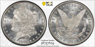 1880-CC $1 8/High 7 MS64
