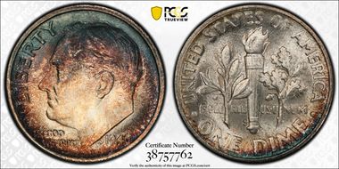 1946-S/S 10C DDR & RPM FS-502 MS67FB