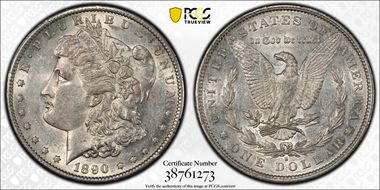 1890-S $1 AU53