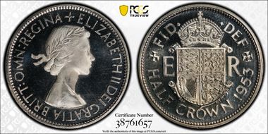 1953 1/2 Cr S-4137A PR65CAM