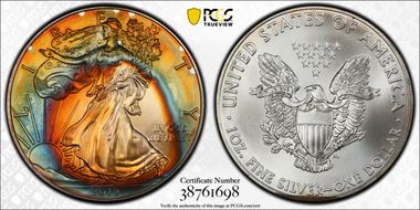 2012 $1 Silver Eagle MS69