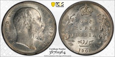 1908(C) Rupee SW-7.39 MS62