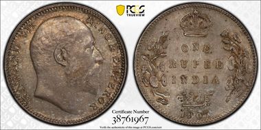 1907(C) Rupee SW-7.35 Prid-193 MS63