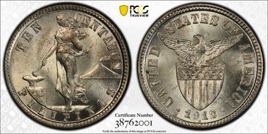 1912-S 10C MS63