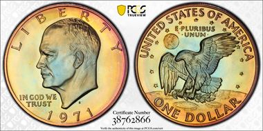 1971-S $1 Silver PR68+ CAM