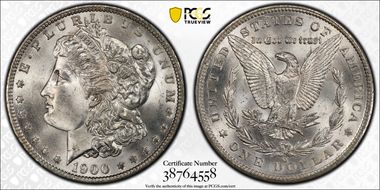 1900-O/CC $1 MS65+