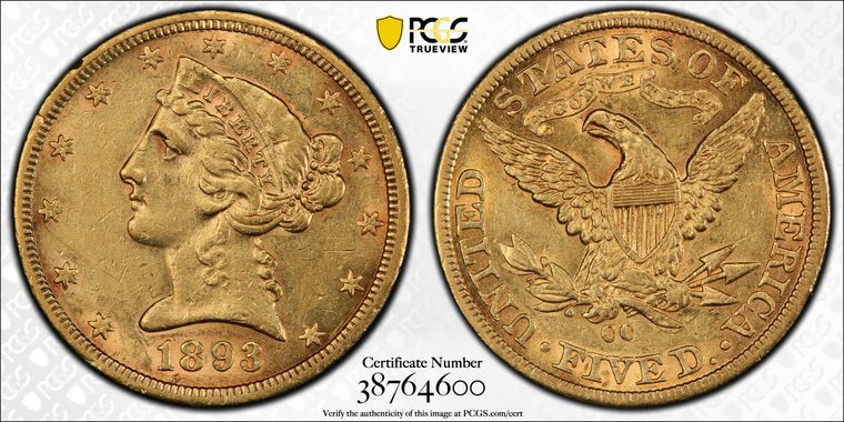 Cert 38764600 - Coin Image