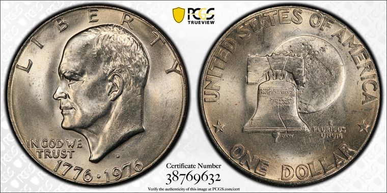 Cert 38769632 - Coin Image