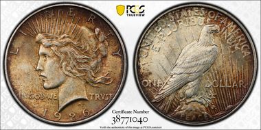 1926-D $1 AU58