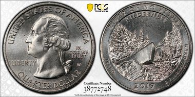 2019-W 25C Frank Church River of No Return NP First Week of Discovery MS64+