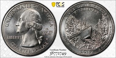 2019-W 25C Frank Church River of No Return NP First Week of Discovery MS64