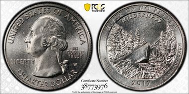 2019-W 25C Frank Church River of No Return NP First Week of Discovery MS67