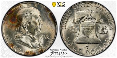 1952-D 50C FS-401 "Booger" Variety MS63