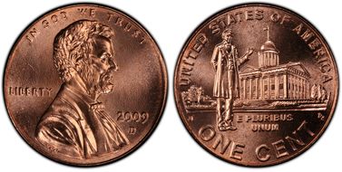 2009-D 1C Lincoln-Professional MS66+ RD