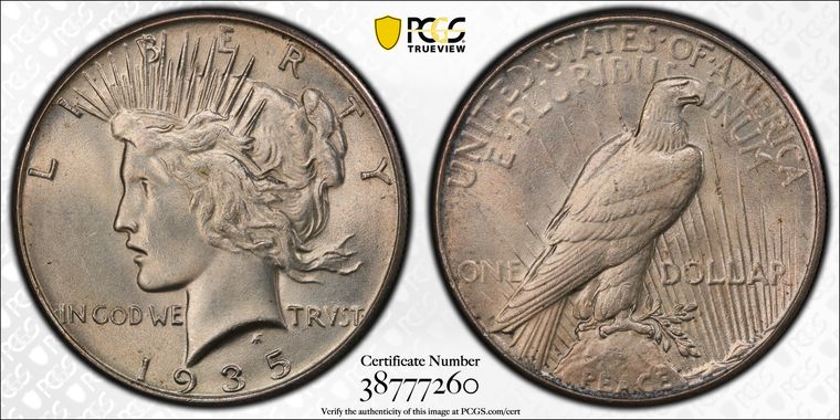 Cert 38777260 - Coin Image