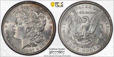 1901 $1 AU58