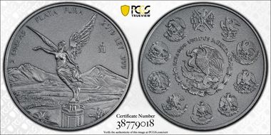 2019-Mo 2 Onza Libertad Ag - Antiqued SP69