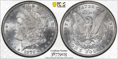1879-S $1 MS63+