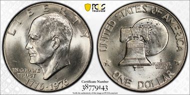 1976-D $1 Type 2 MS65