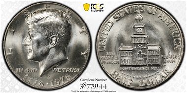 1976-D 50C Clad MS65