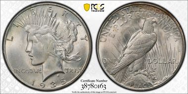 1935-S $1 MS64